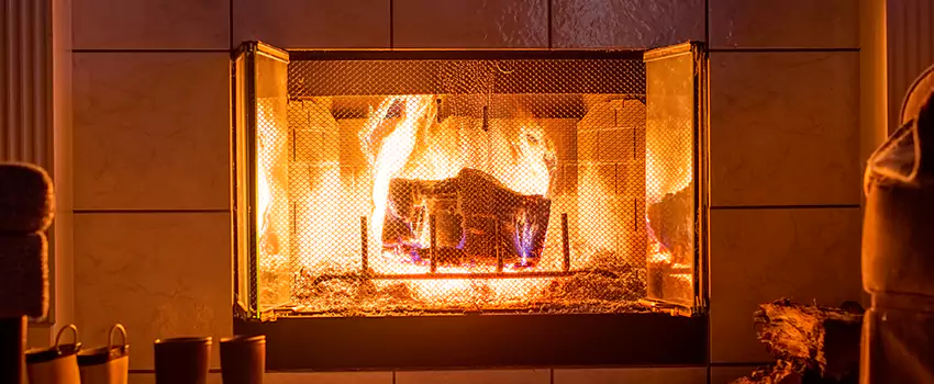 Mendota Hearth Landscape Fireplace Installation in Sedalia, Missouri