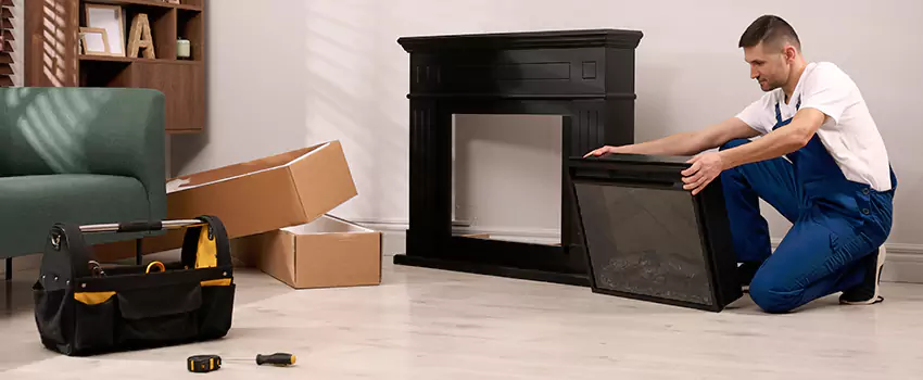 Old Rusted Metal Fireplace Repair And Replacement in Sedalia, MO