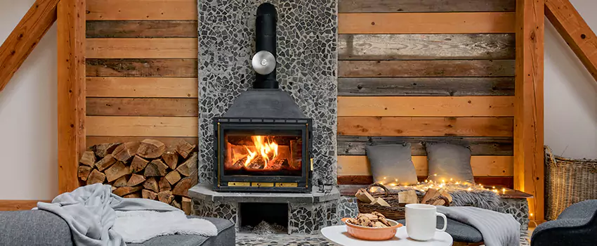 Thelin Hearth Products Direct Vent Gas Stove Fireplace Inspection in Sedalia, Missouri
